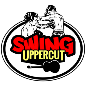 logo du groupe Swing Uppercut, groupe de Caen Normandie, atomic geek swing, guitare, boxe