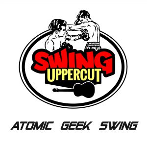 logo du groupe Swing Uppercut, groupe de Caen Normandie, atomic geek swing, guitare, boxe
